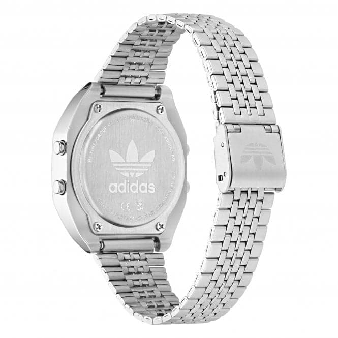 Unisex Digital Two Stainless Steel Watch AOST23556AdidasAOST23556