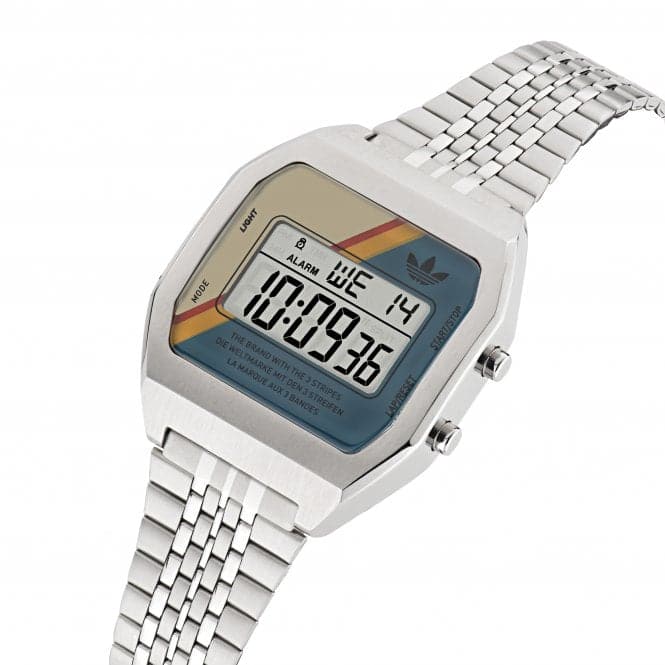 Unisex Digital Two Stainless Steel Watch AOST23556AdidasAOST23556