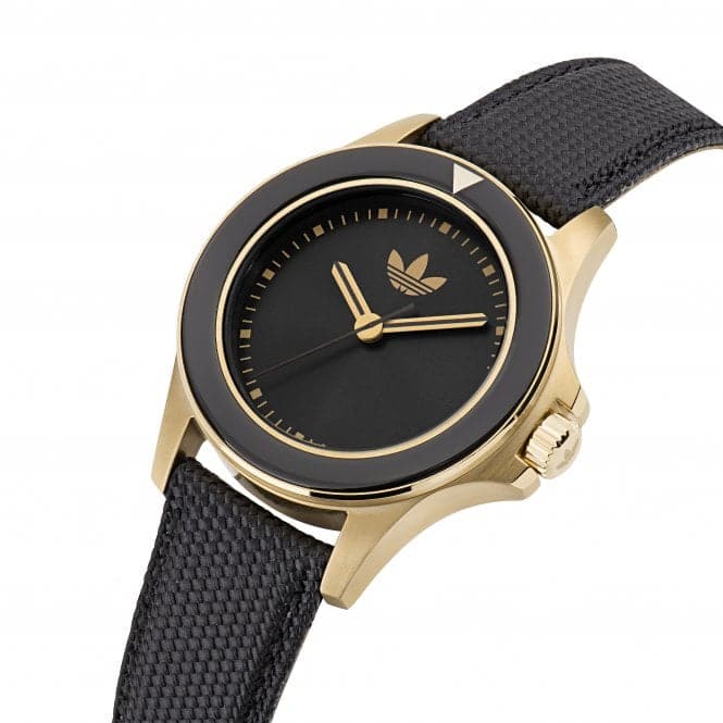 Unisex Expression One Gold - Tone Watch AOFH23015AdidasAOFH23015