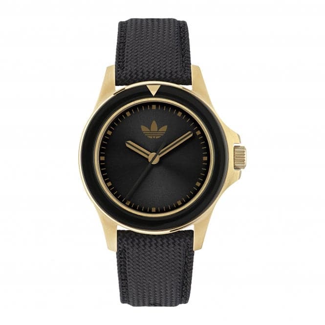Unisex Expression One Gold - Tone Watch AOFH23015AdidasAOFH23015