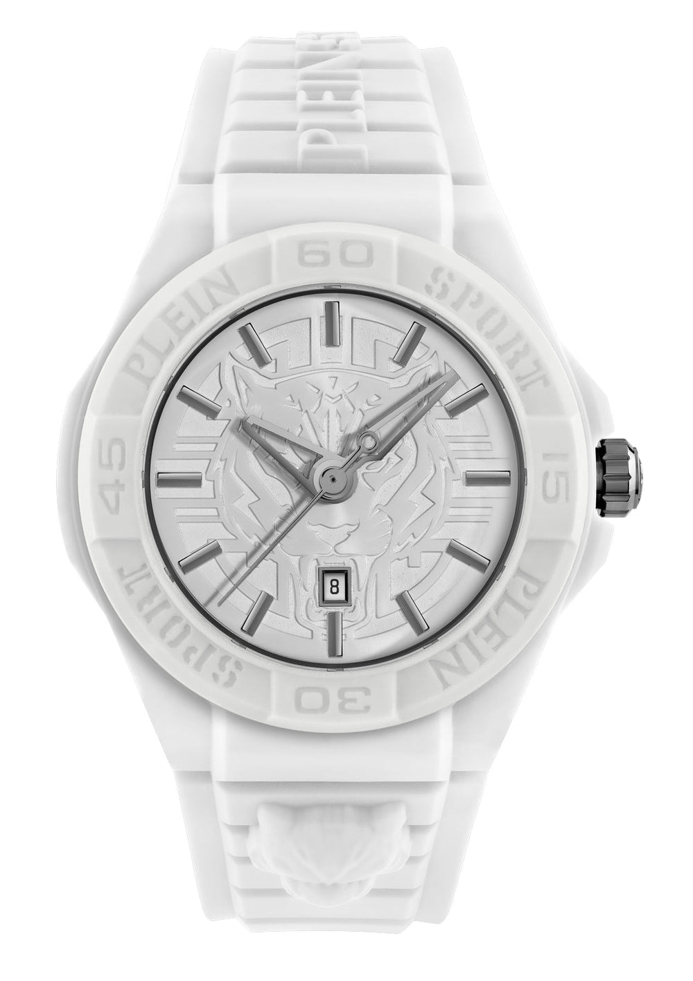 Unisex Fearless White Silver Watch PSHDA0324Philipp Plein SportsPSHDA0324