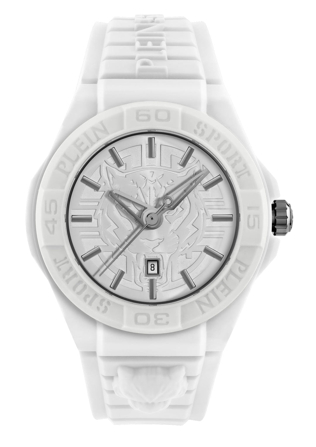 Unisex Fearless White Silver Watch PSHDA0324Philipp Plein SportsPSHDA0324