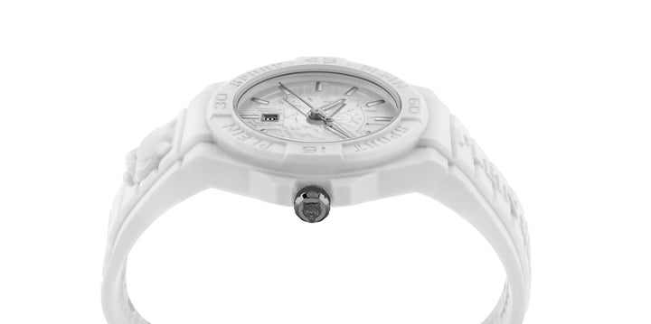 Unisex Fearless White Silver Watch PSHDA0324Philipp Plein SportsPSHDA0324