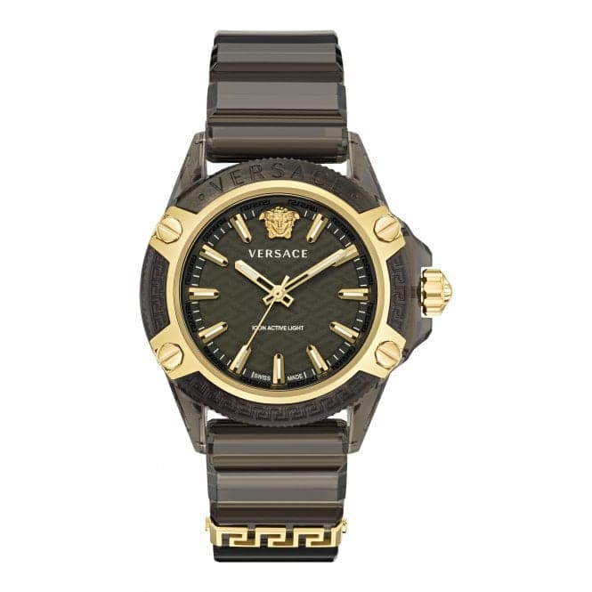Unisex Icon Active Indiglo Black Watch VE6E00123Versace WatchesVE6E00123