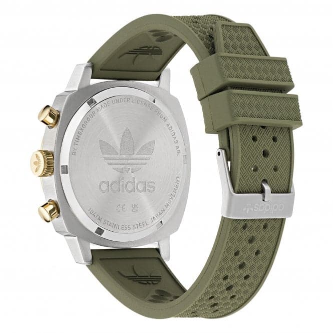 Unisex Master Originals One Chrono Green Watch AOFH23504AdidasAOFH23504