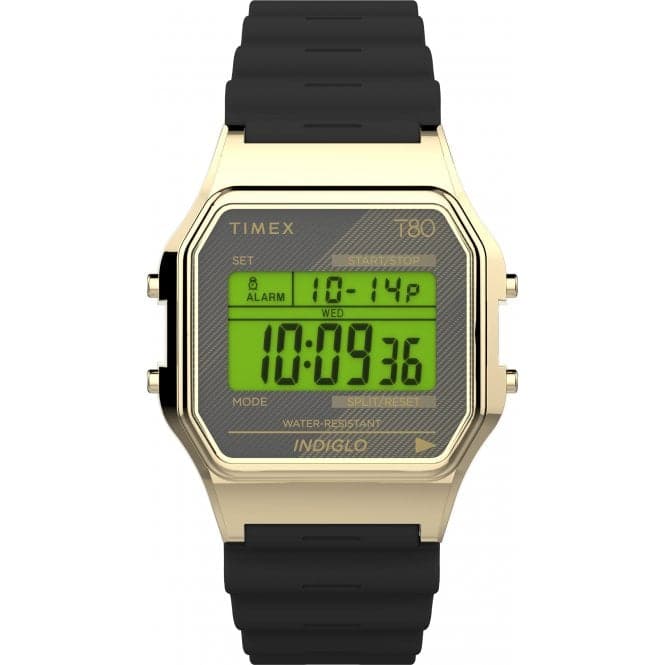Unisex Timex Lab 80 Gold - Tone Watch TW2V41000Timex WatchesTW2V41000
