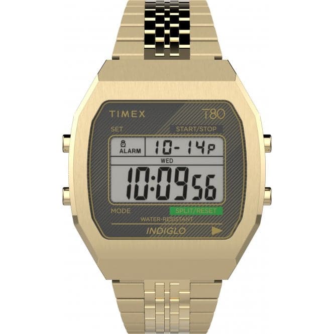 Unisex Timex Lab Timex 80 Gold - Tone Watch TW2V74300Timex WatchesTW2V74300