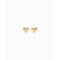 Uno Heart Golden Metal EarringsUNOde50PEN0829ORO0000U