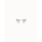 Uno Heart Silver Metal EarringsUNOde50PEN0829MTL0000U