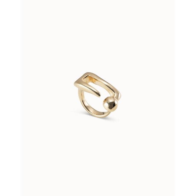 Unusual Golden Metal RingUNOde50ANI0778ORO00012