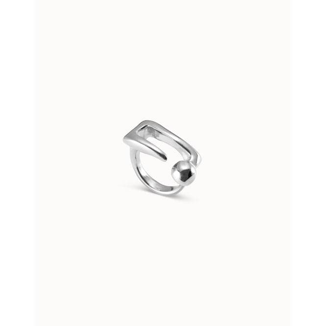 Unusual Silver Metal RingUNOde50ANI0778MTL00012