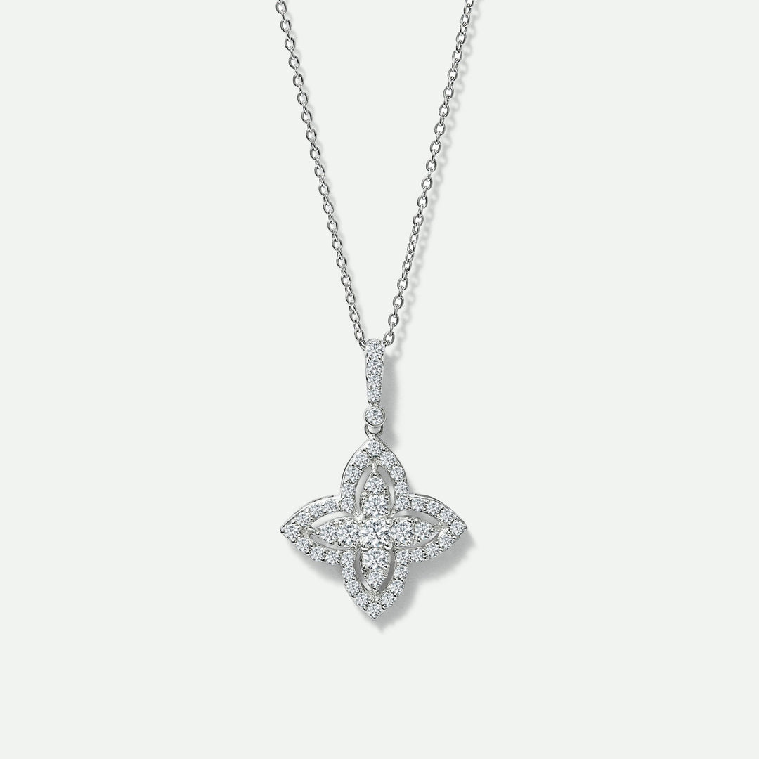 Valencia | 9ct White Gold 0.40ct tw. Lab Grown Diamond NecklaceCreated BrillianceBA0074468