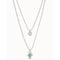 Values Turquoise Metal Natural Stone NecklaceUNOde50COL1828TQSMTL0U