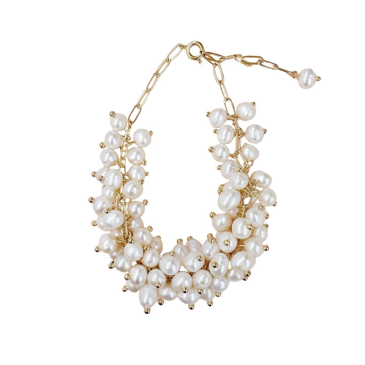 Various Sized Ivory Pearls Bracelet
