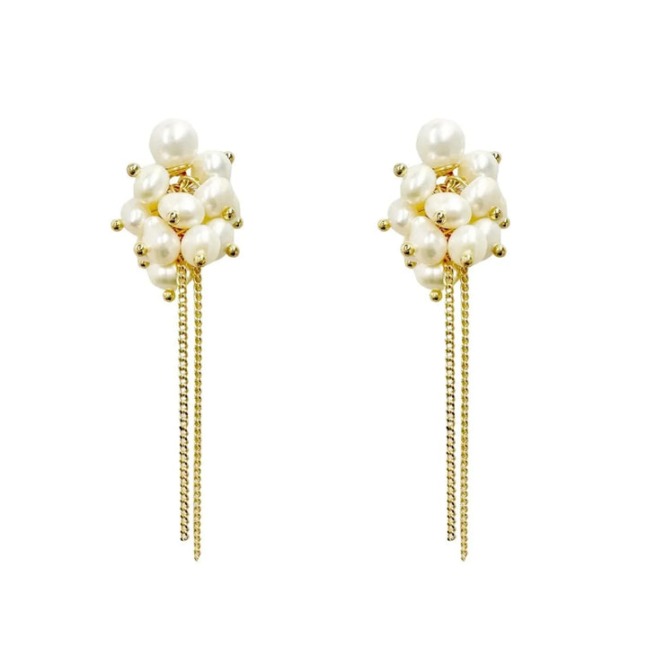 Multi Ivory Pearl Earrings