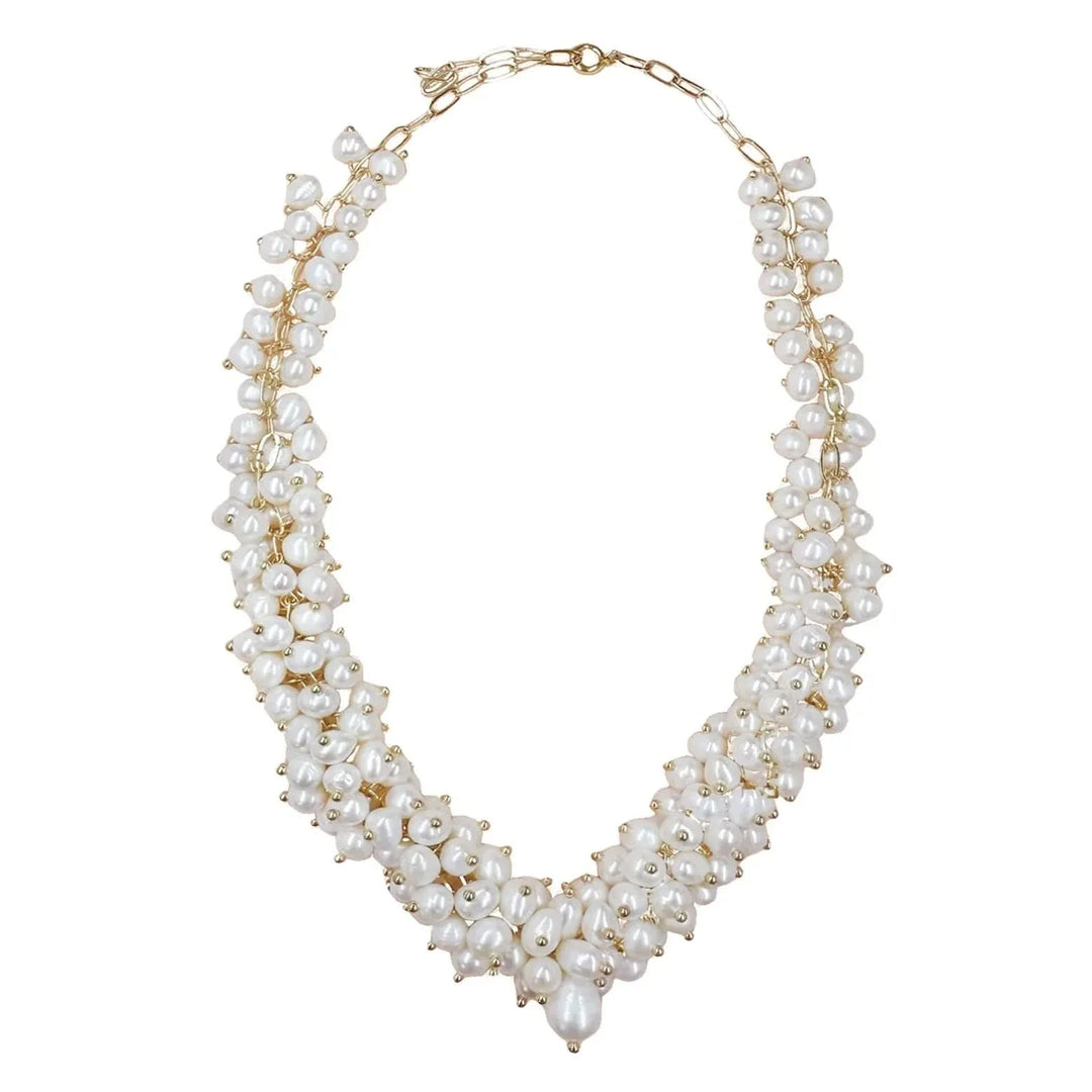 Irresistible Multi Ivory Pearl Necklace