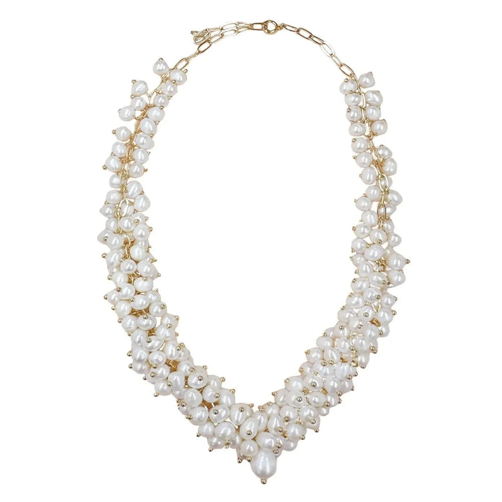 Irresistible Multi Ivory Pearl Necklace