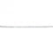 Venetian 9ct White Gold Box Chain Extender Necklace GN151 9ctElements GoldGN151