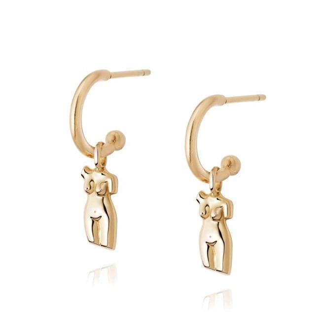 Vita Drop 18ct Gold Plate Earrings AE02_GPDaisyAE02_GP