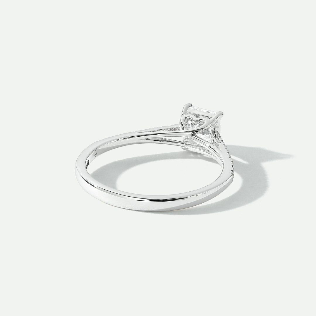 Vivian | 9ct White Gold 0.68ct tw Princess Cut Lab Grown Diamond Engagement RingCreated BrillianceBA0072550 - M