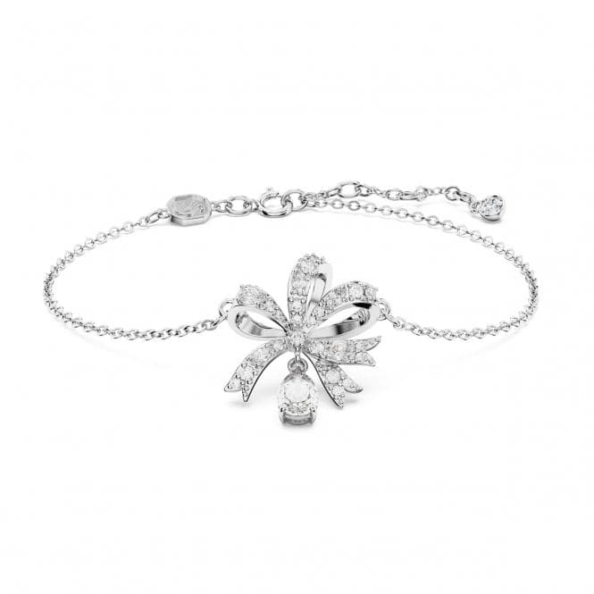 Volta Rhodium Plated White Bow Bracelet 5647581Swarovski5647581