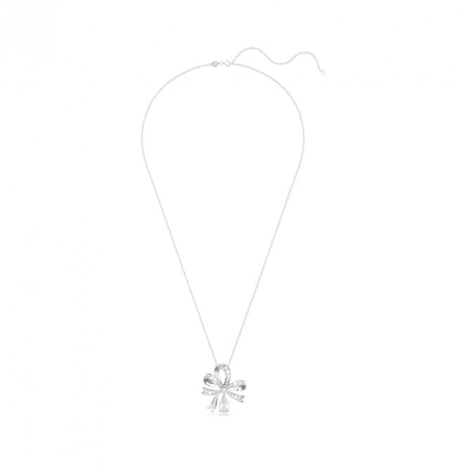 Volta Rhodium Plated White Bow Pendant 5647561Swarovski5647561