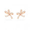Volta Rose Gold - Tone Plated Bow Stud Earrings 5647572Swarovski5647572