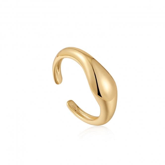 Wave Adjustable Ring  R044 - 02GAnia HaieR044 - 02G