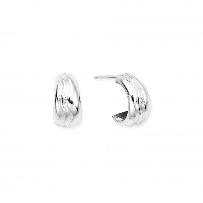 Waves Huggie Hoop Earrings SEH3324ChloBoSEH3324