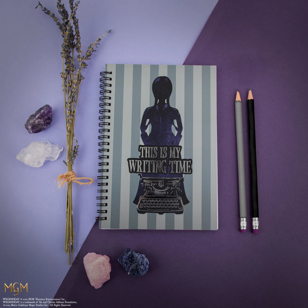 Wednesday Soft cover notebook This Is My Writing Time-Purple CR5172