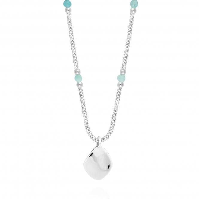 Wellness Gems Silver Amazonite 45cm + 5cm Extender Necklace 4229Joma Jewellery4229