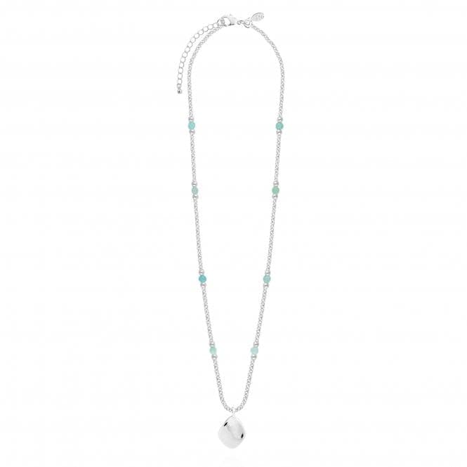 Wellness Gems Silver Amazonite 45cm + 5cm Extender Necklace 4229Joma Jewellery4229