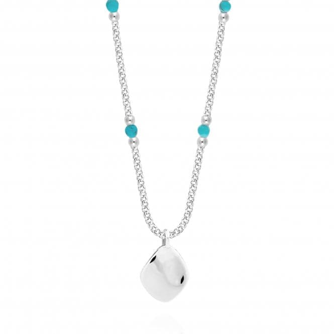 Wellness Gems Silver Turquoise 45cm + 5cm Extender Necklace 4230Joma Jewellery4230