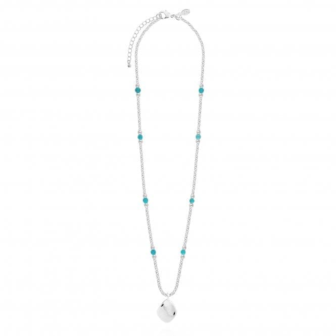 Wellness Gems Silver Turquoise 45cm + 5cm Extender Necklace 4230Joma Jewellery4230
