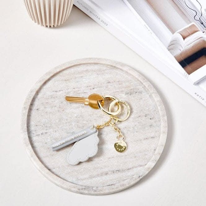 White Chain Keyring 'Follow Your Dream' KLB3047Katie LoxtonKLB3047