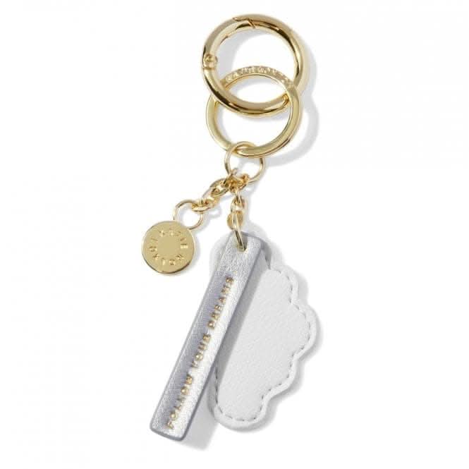 White Chain Keyring 'Follow Your Dream' KLB3047Katie LoxtonKLB3047