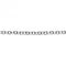 White Gold Trace Chain Necklace GN207Elements GoldGN207
