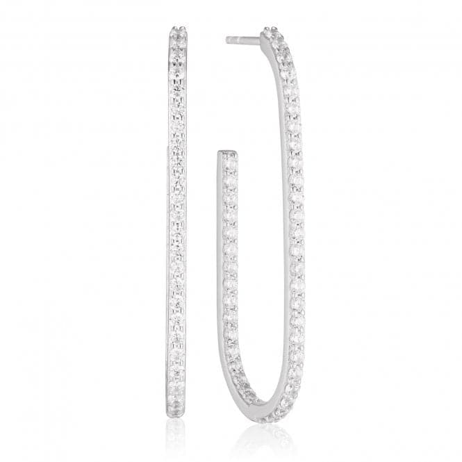 White Zirconia Capizzi X - Grande Earrings SJ - E42218 - CZSif JakobsSJ - E42218 - CZ