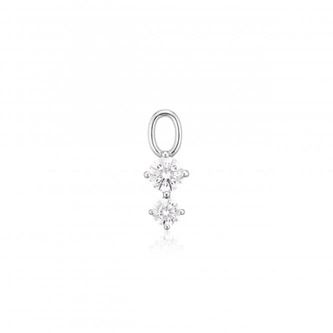 White Zirconia Circolo Due Earring Charm SJ - CH2372 - CZSif JakobsSJ - CH2372 - CZ