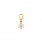 White Zirconia Circolo Uno Earring Charm SJ - CH2371 - CZ - YGSif JakobsSJ - CH2371 - CZ - YG