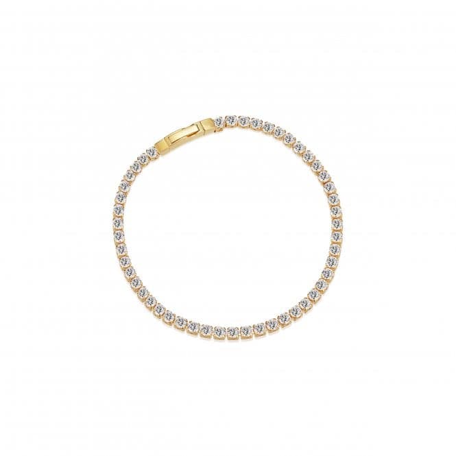 White Zirconia Ellera Grande Bracelet SJ - B2870 - CZ - YGSif JakobsSJ - B2870 - CZ - YG - 17