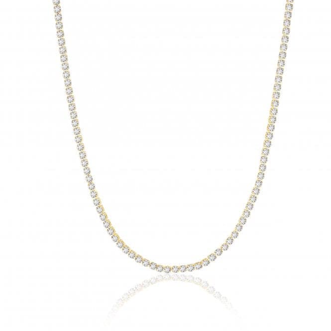 White Zirconia Ellera Grande Necklace SJ - N2872 - CZ - YG - 38Sif JakobsSJ - N2872 - CZ - YG - 38