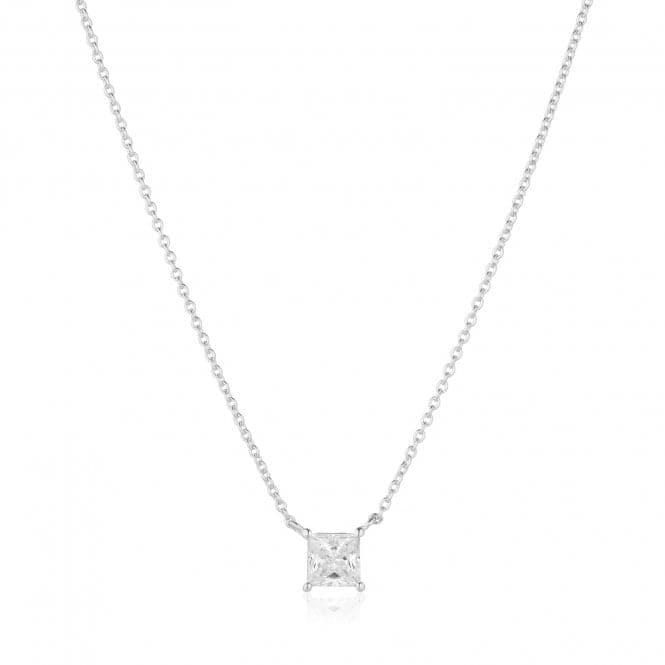 White Zirconia Ellera Quadrato Necklace SJ - N42279 - CZSif JakobsSJ - N42279 - CZ