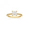 White Zirconia Ellera Quadrato Ring SJ - R42280 - CZ - YGSif JakobsSJ - R42280 - CZ - YG - 50