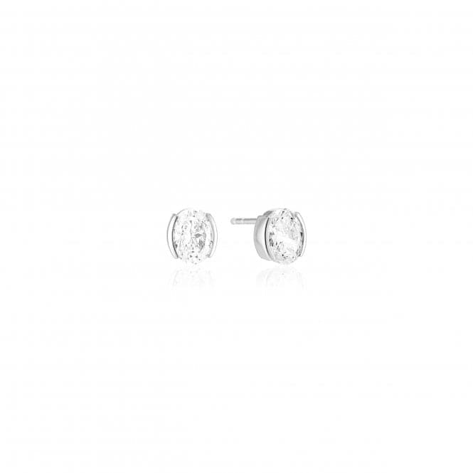 White Zirconia Ellisse Carezza Earrings SJ - E2350 - CZSif JakobsSJ - E2350 - CZ