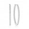 White Zirconia Ellisse Medio Earrings SJ - E2313 - CZSif JakobsSJ - E2313 - CZ