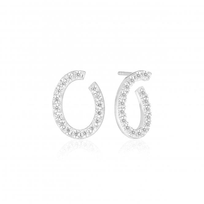 White Zirconia Ellisse Ovale Earrings SJ - E2321 - CZSif JakobsSJ - E2321 - CZ