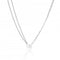 White Zirconia Ellisse Uno Necklace SJ - N2331 - CZSif JakobsSJ - N2331 - CZ