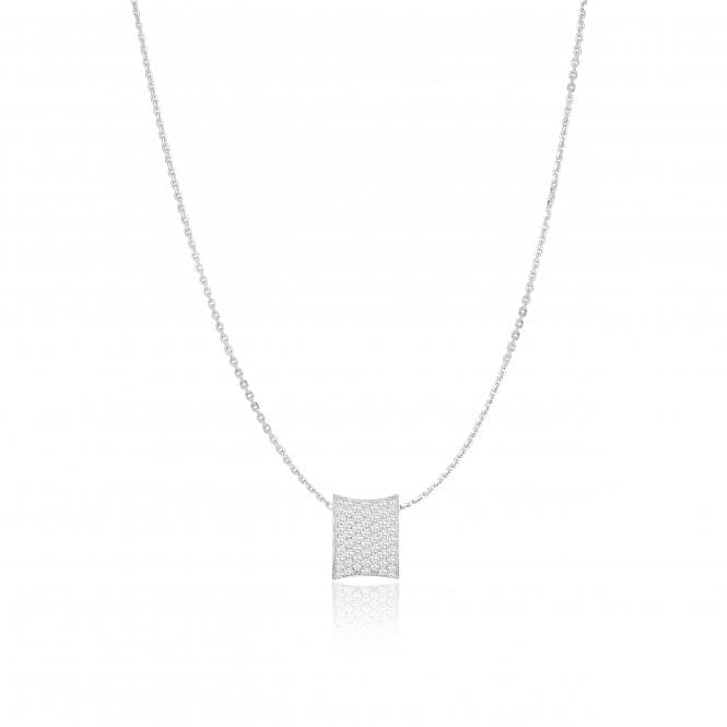 White Zirconia Felline Concavo Pendant SJ - P2391 - CZSif JakobsSJ - P2391 - CZ