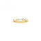 White Zirconia Freshwater Pearl Adria Piccolo Ring SJ - R12260 - PCZ - YGSif JakobsSJ - R12260 - PCZ - YG - 50